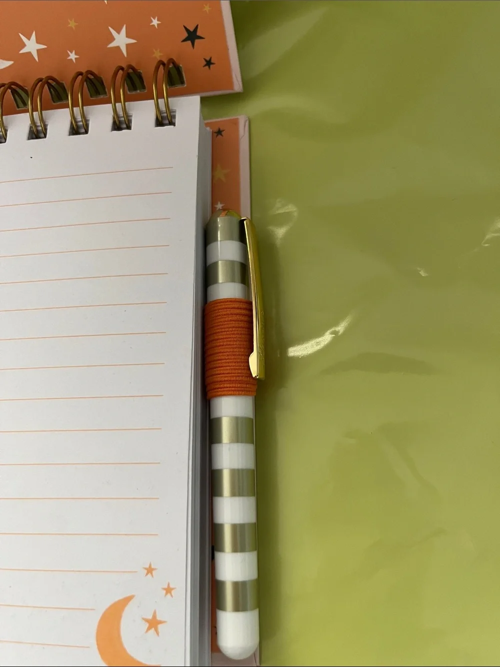 Halloween Spiral Notebook — Pink Ghost, Pumpkin & Candy Design